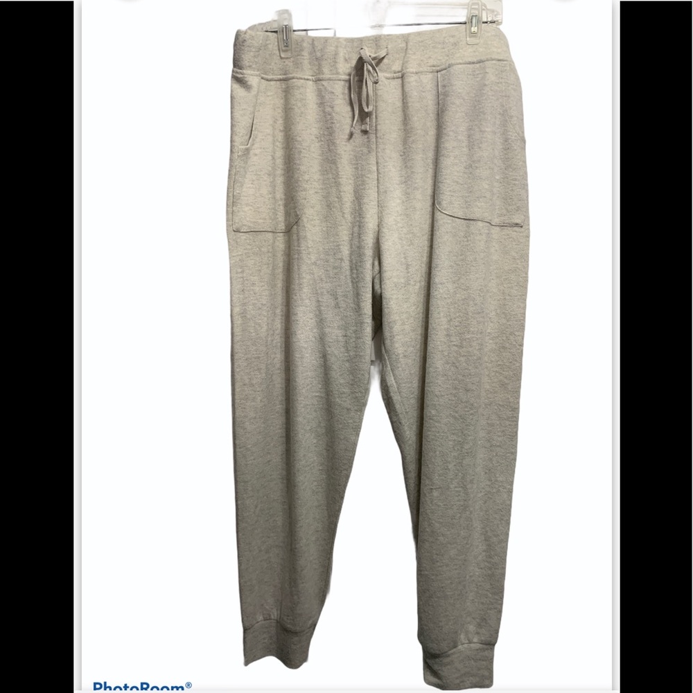 Cupid light gray/neutral color Soft and Cozy Joggers New with tag XL